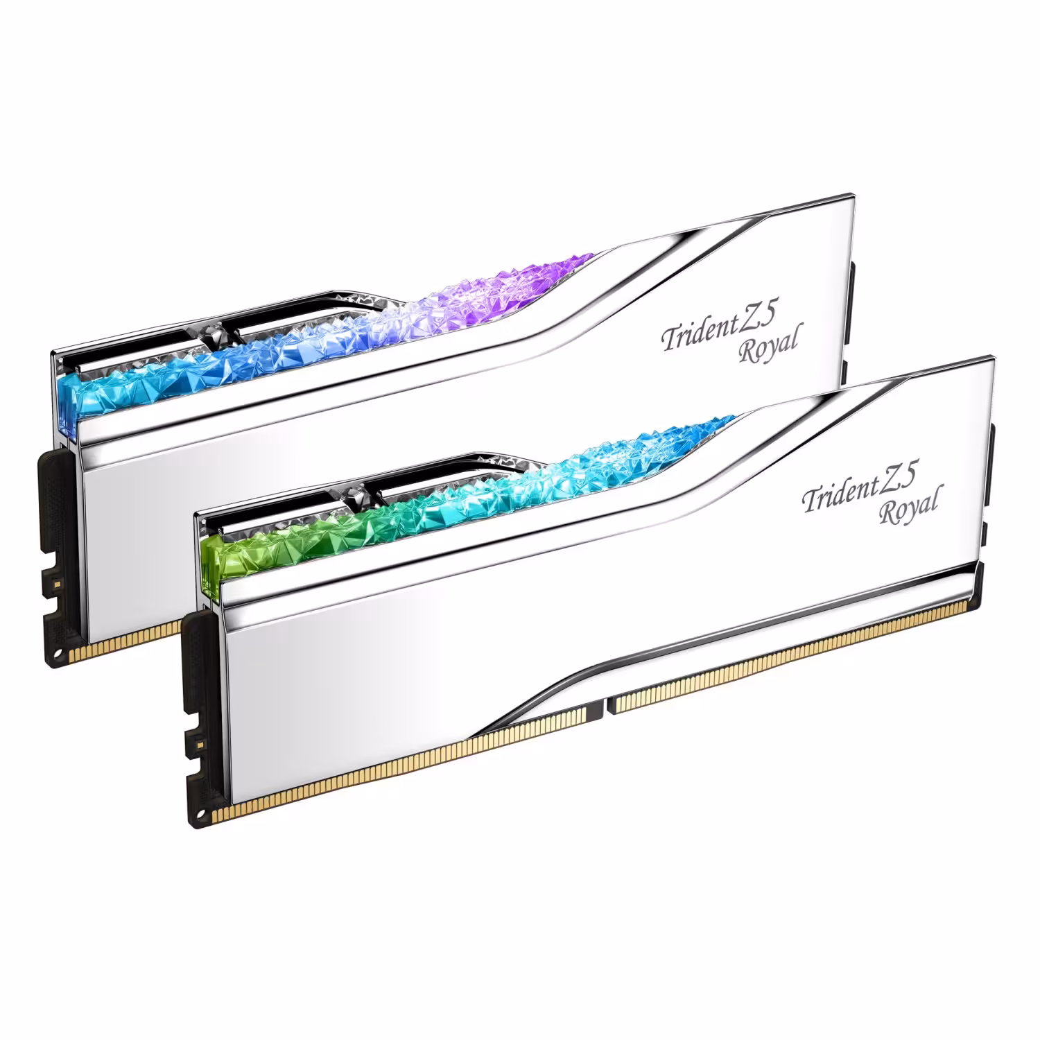 رم جی اسکیل GSKILL Trident Z ROYAL RGB WHITE 32GB (2x16GB) 6400MT/s CL32 DDR5