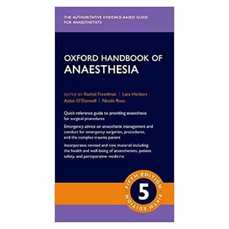 Oxford Handbook of Anaesthesia(5th edition) کتاب