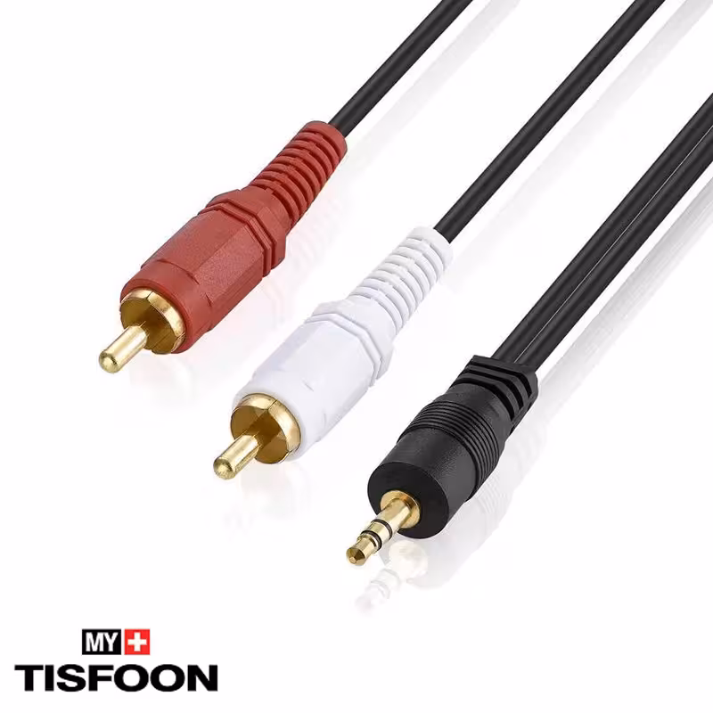 کابل صدا 1 به 2 کی نت طول 1٫5 متر مدل K-CS120015