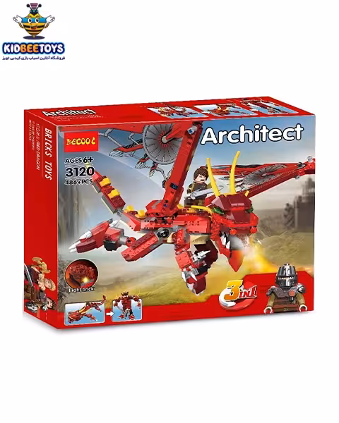 اسباب بازی لگو دایناسور جنگجو