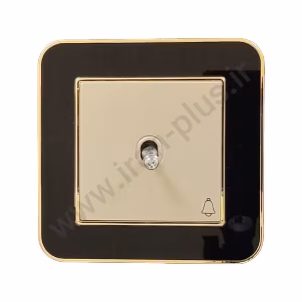 شاسی زنگ کلاسیک مدل ارس مشکی طلایی میانی بژ