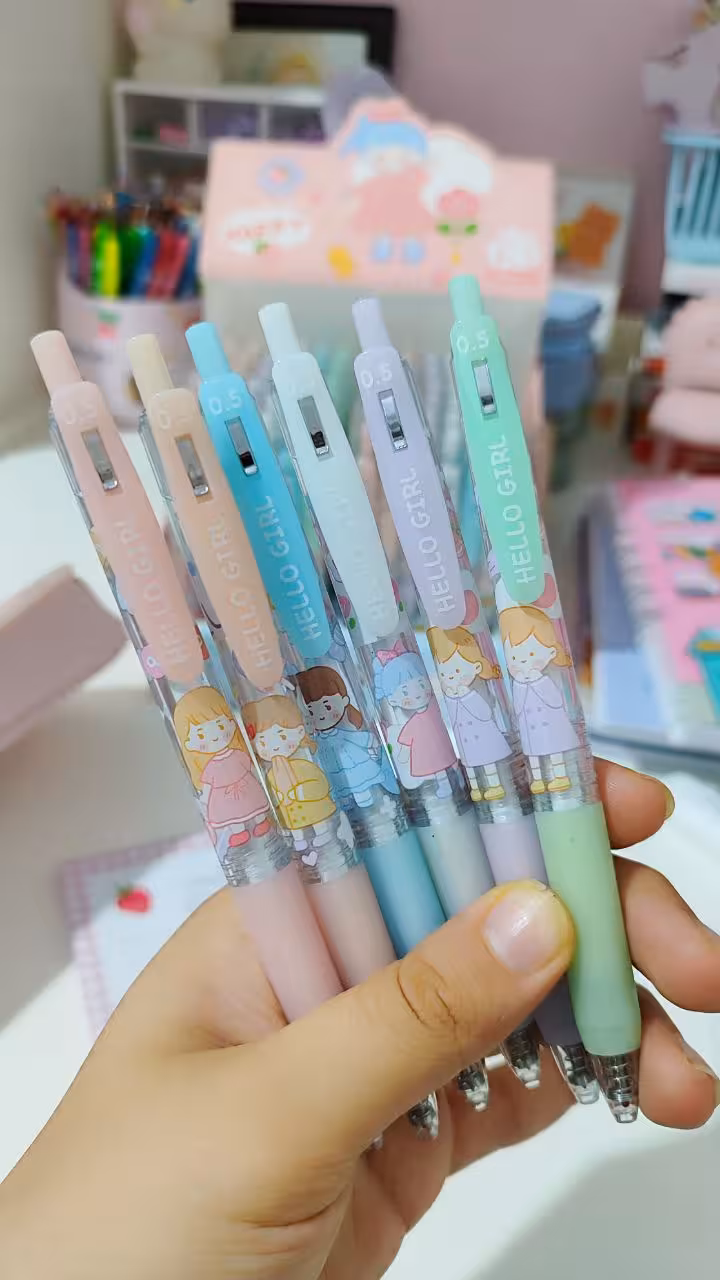 خودکار پاستلی دختر