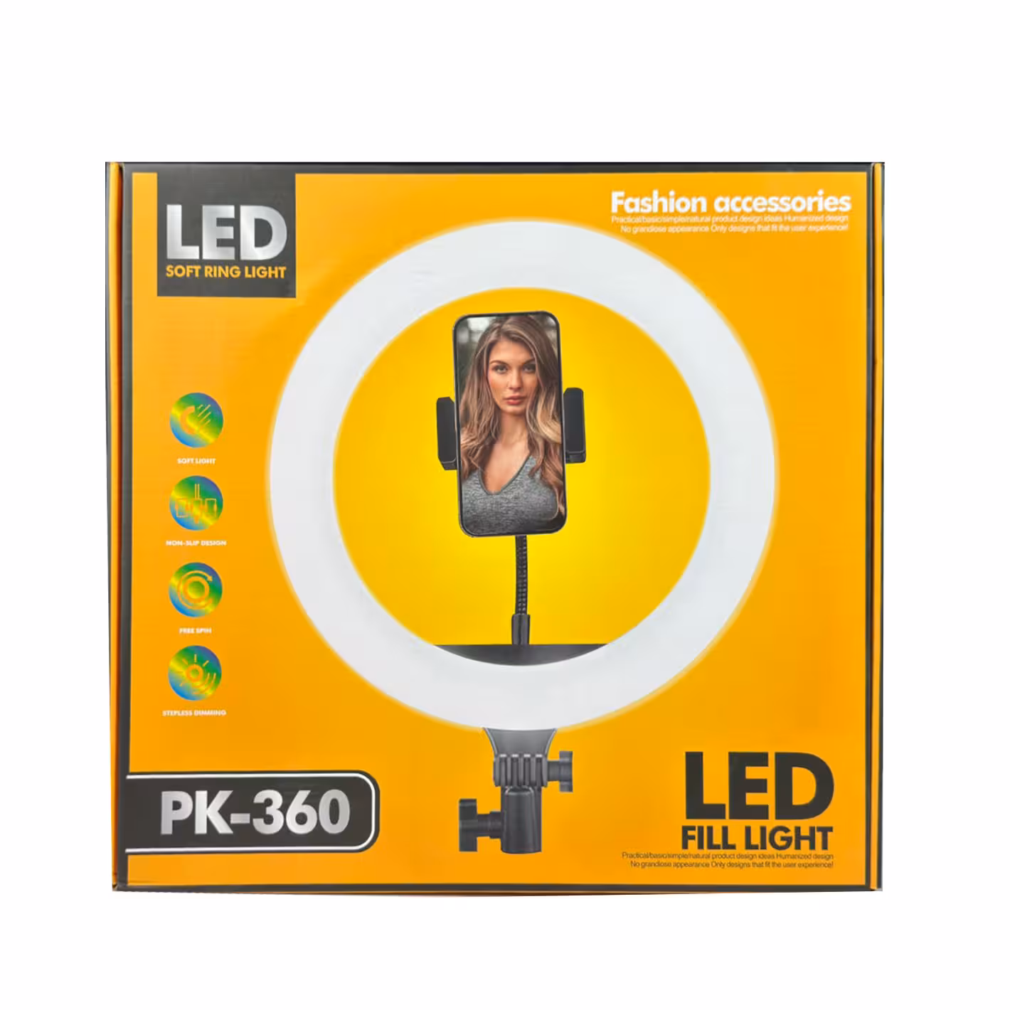 رینگ لایت مدل pk-360 بدون پایه