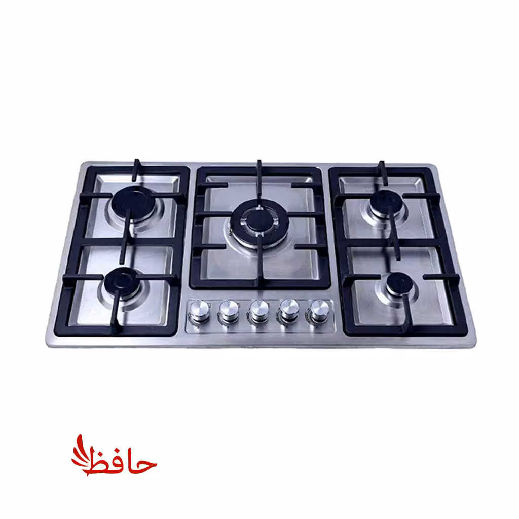 اجاق گاز صفحه ای استیل پنج شعله دنپاسر مدل BT2