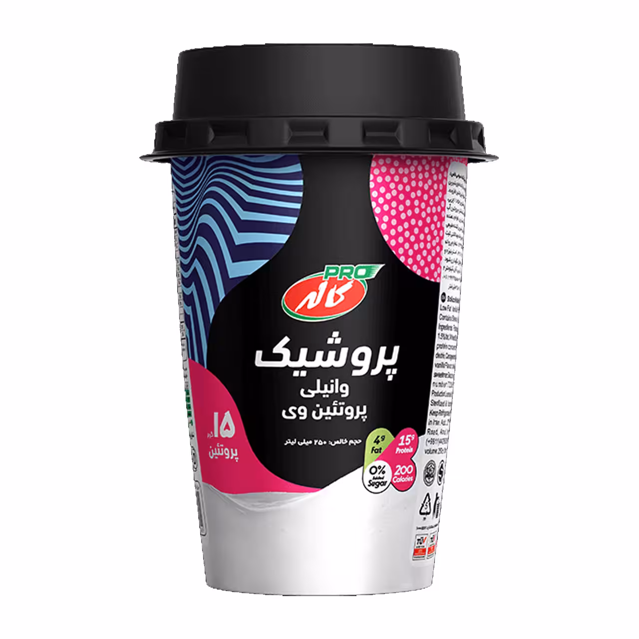 پروشیک وانیلی با پروتئین وی کاله 225 میلی لیتری