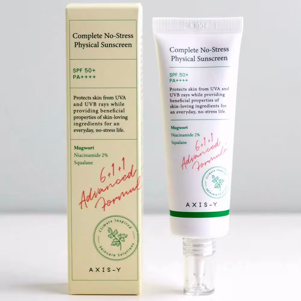 ضدآفتاب فیزیکی اکسیس وای | محصول اصل کره | Axis-y Complete No-Stress physical sunscreen
