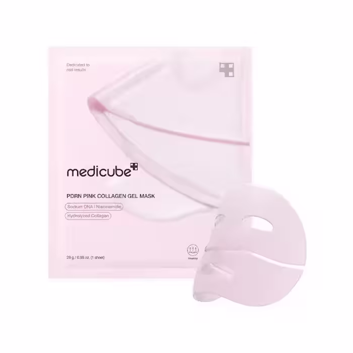 ماسک ورقه‌ای ژلی کلاژن صورتی مدی کیوب Medicube