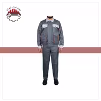 کاپشن شلوار یکسره طرح بوفالو طوسی