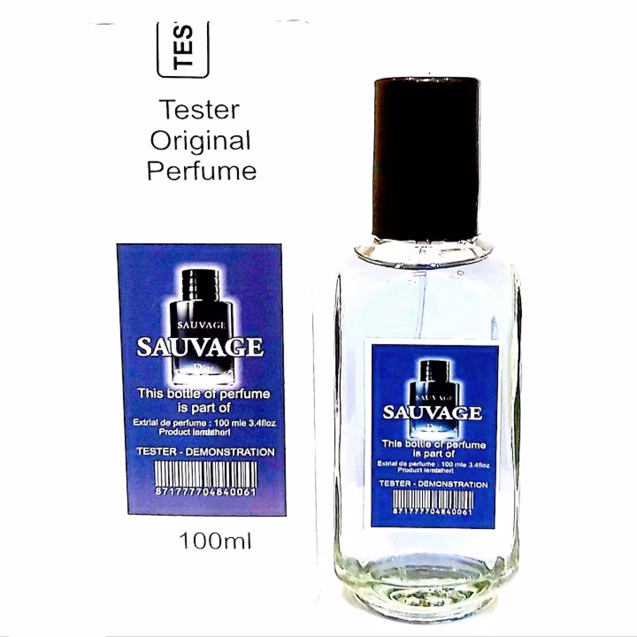 تستر ادکلن دیور ساواژ ساواج مردانه حجم 100 میل DIOR SAUVAGE