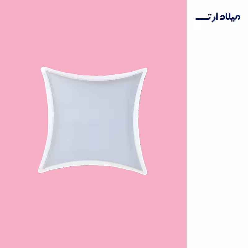 قالب سیلیکونی زیرلیوانی مربع طرح دایموند 15*15 سانت