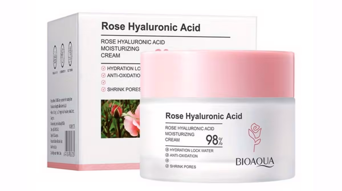 کرم کاسه ای صورت گل رز بیوآکوا ( Bioaqua rose Cream )