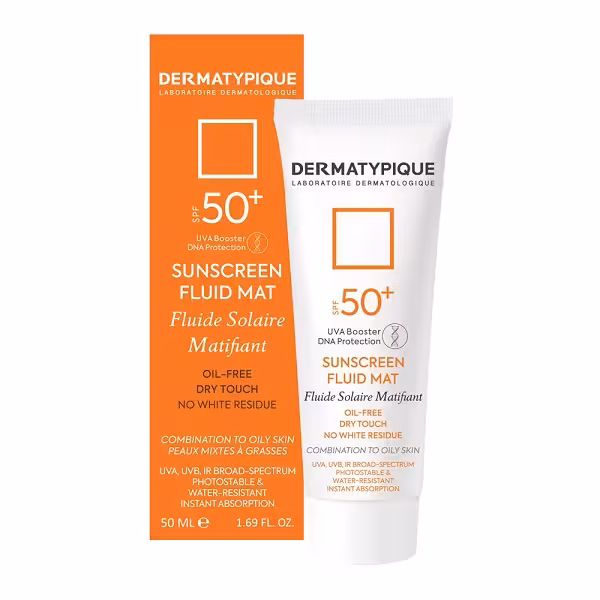کرم ضد افتاب مناسب پوست چرب SPF50 درماتیپیک ( بیرنگ )