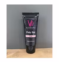 پلی ژل ناخن Victoria Nails مدل 60gr pink