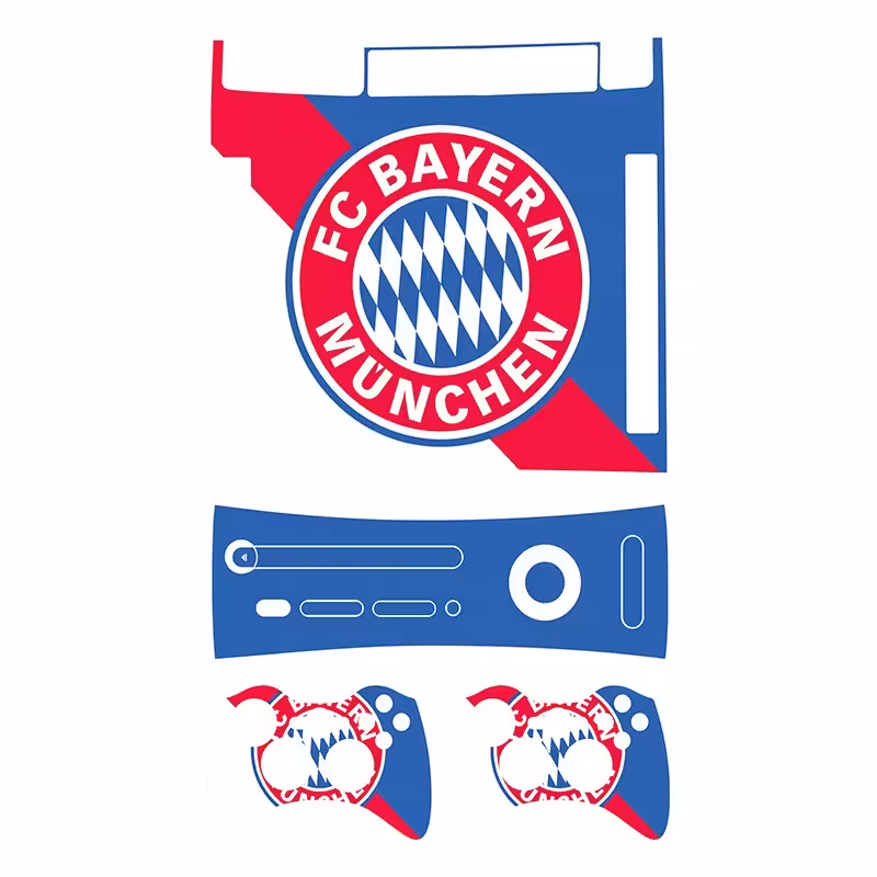 اسکین(برچسب)Xbox 360 آرکید -طرح تیم بایرن مونیخ-مدل آرکید-kh3-سفارشی