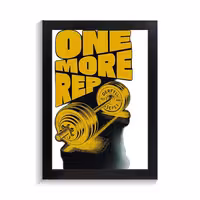 تابلو انگیزشی طرح ONE MORE REP کد PF-13028