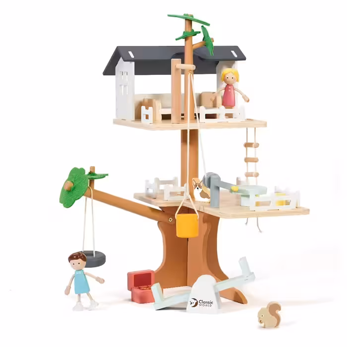 خانه درختی چوبی کلاسیک ورد Classic World