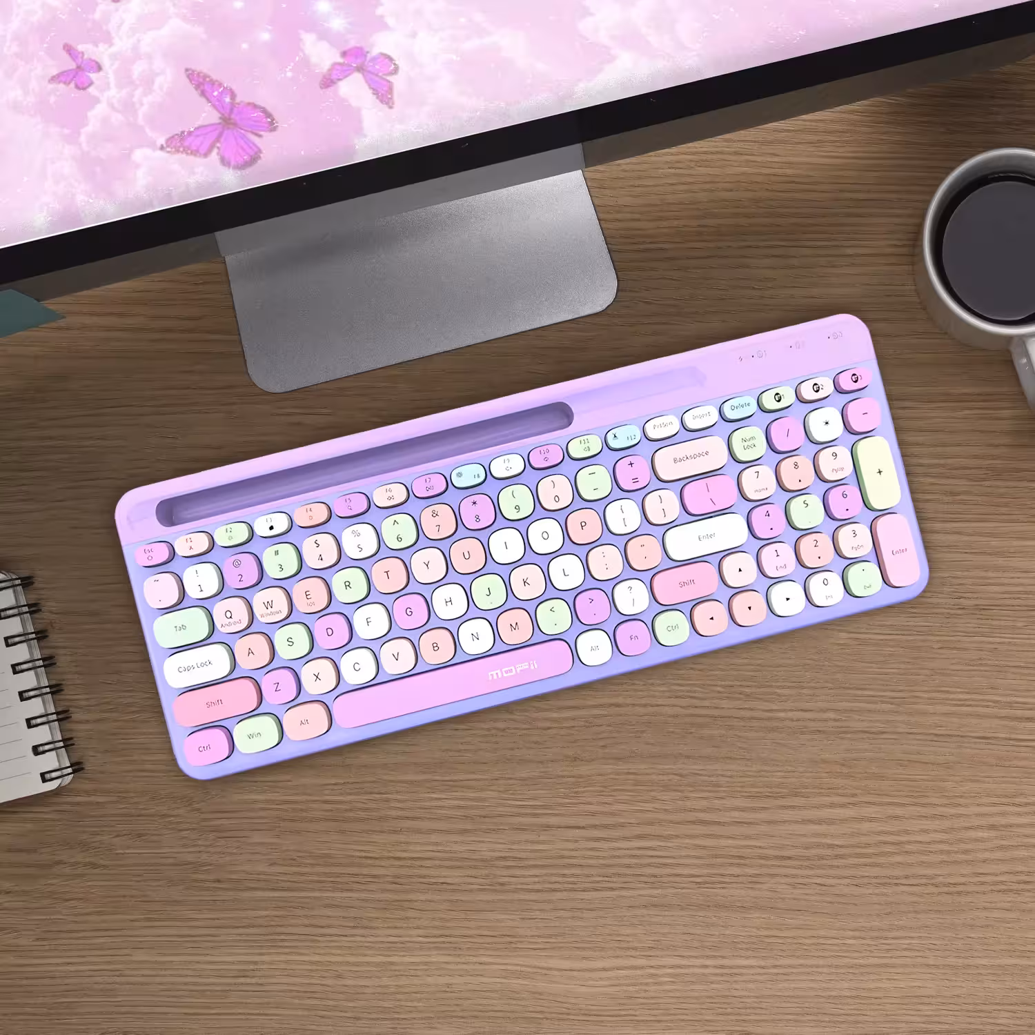 کیبورد بی سیم مافی مدل 888BT، سوییچ ممبران، Tenkeyless