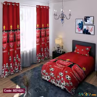 ست اتاق خواب پسرانه طرح پرسپولیس کد BD1021