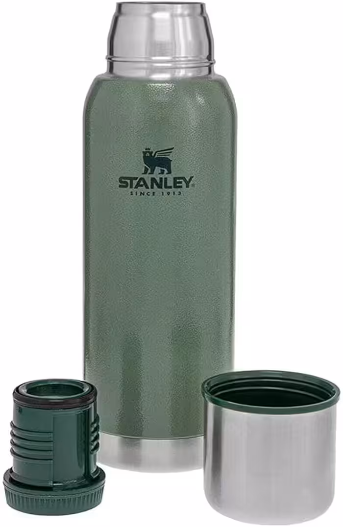 بطری افسانه ای کلاسیک Stanley 1L / 1.1QT Hammertone Green