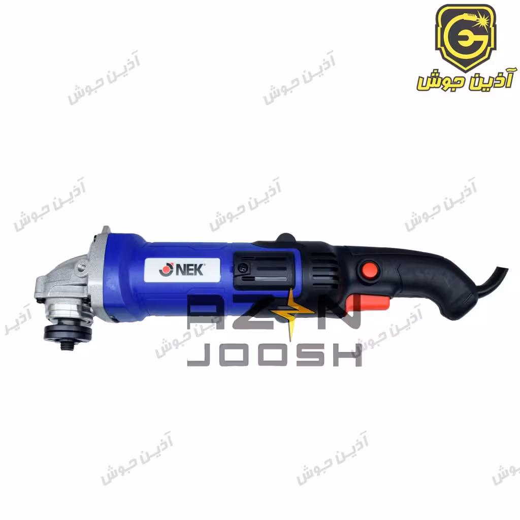 مینی فرز 1200 وات 125 م.م دسته بلند دیمردار نک Nek مدل 1212AG