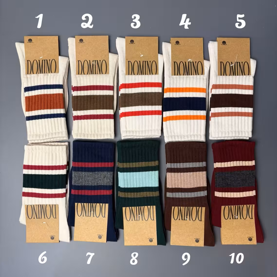 جوراب ساقدار دومینو سری Retro