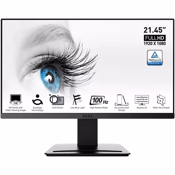 مانیتور ام اس آی مدل MSI Pro MP223 سایز 21.45 اینچ