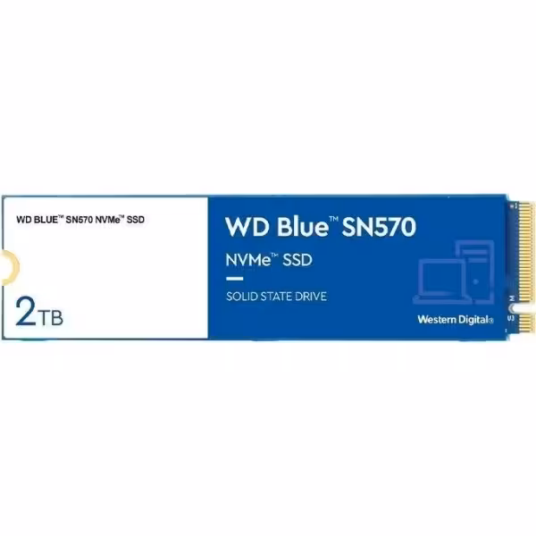 اس اس دی اینترنال وسترن دیجیتال مدل BLUE SN570 M.2 NVME ظرفیت 2 ترابایت - فروشگاه اینترنتی پروتاچ