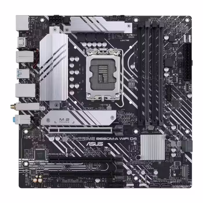 مادربورد ایسوس سری Prime مدل B660M-A WIFI D4 با سوکت پردازنده LGA 1700