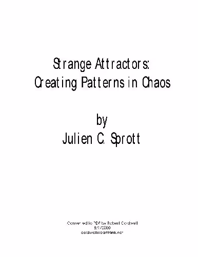 خرید و دانلود نسخه کامل کتاب Strange attractors: creating patterns in chaos