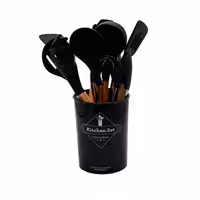 سرویس کفگیر و ملاقه 12 پارچه کیچن ست مدل سیلیکونی کد 01 | کالا مکس