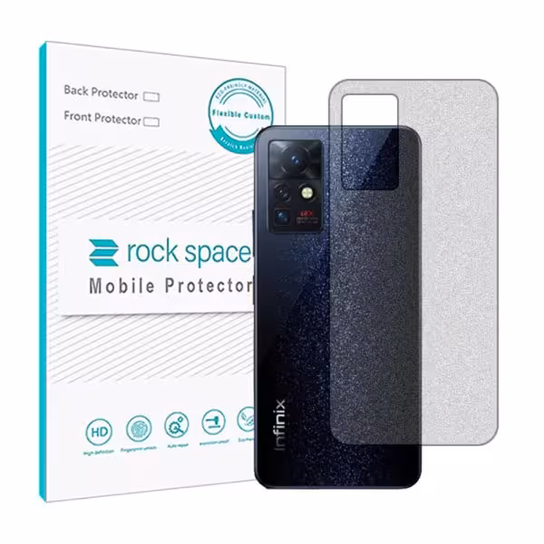 گلس محافظ پشت گوشی اینفینیکس Zero X Pro مدل نانو هیدروژل مات برند راک اسپیس کد 17556S