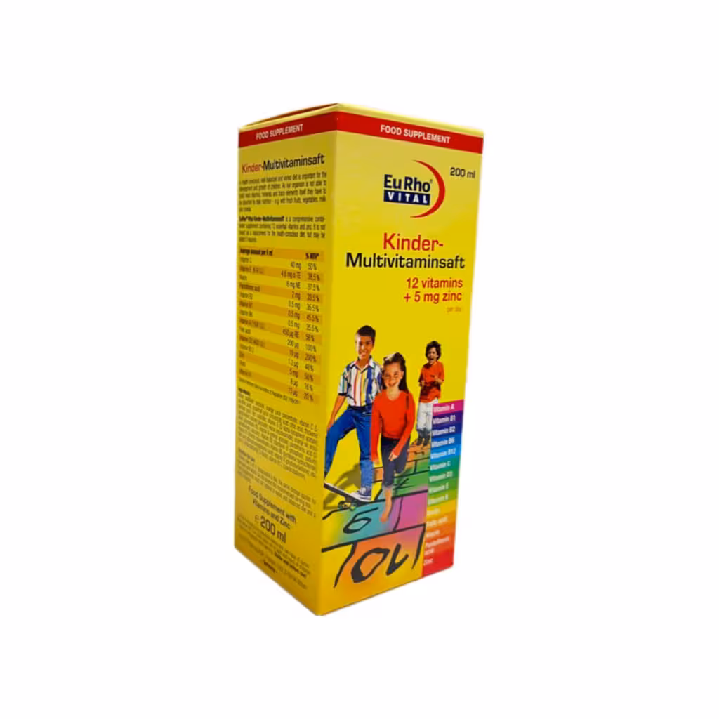 Kinder Multivitaminsaft  Eurho Vital  شربت کیندر مولتی ویتامین