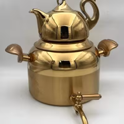 کتری قوری طلایی تیتیل