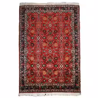 فرش دستباف قدیمی شش و نیم متری طرح واگیره کد 4010709