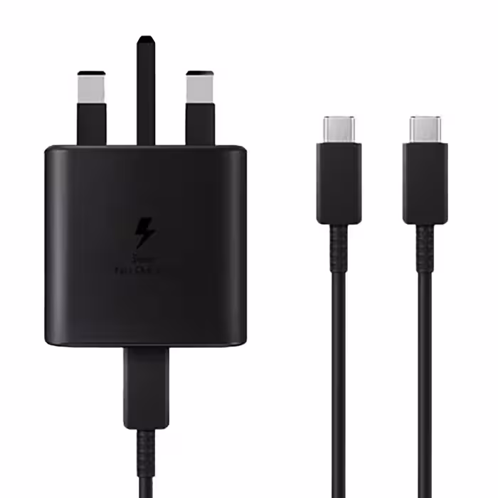 شارژر دیواری 45 وات مدل samsung  3PIN TA به همراه کابل تبدیل USB-C | کالا مکس