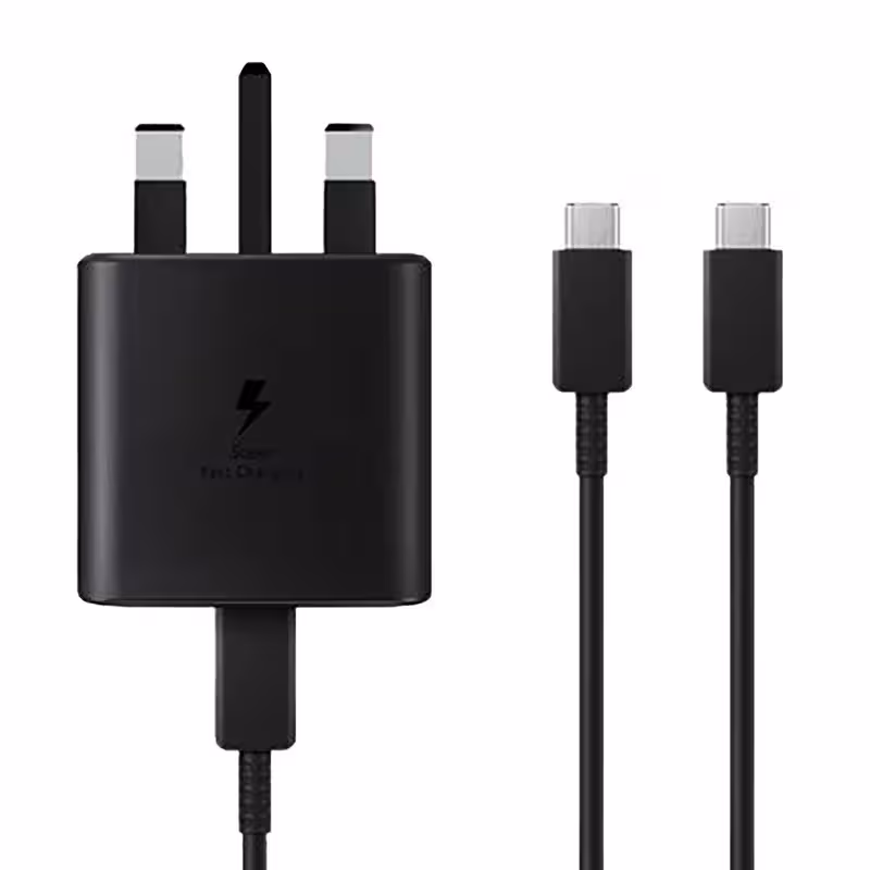 شارژر دیواری 45 وات مدل samsung  3PIN TA به همراه کابل تبدیل USB-C | کالا مکس