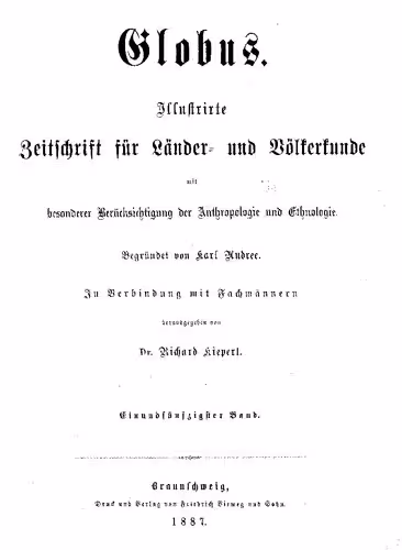 خرید و دانلود نسخه کامل کتاب Globus. Illustrirte Zeitschrift für Länder- und Völkerkunde