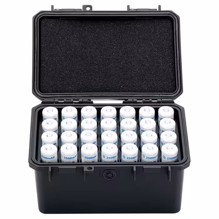 کیس نگهداری باتری کی وی مدل RBC-28X18650