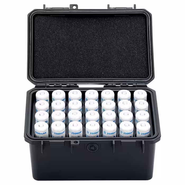 کیس نگهداری باتری کی وی مدل RBC-28X18650