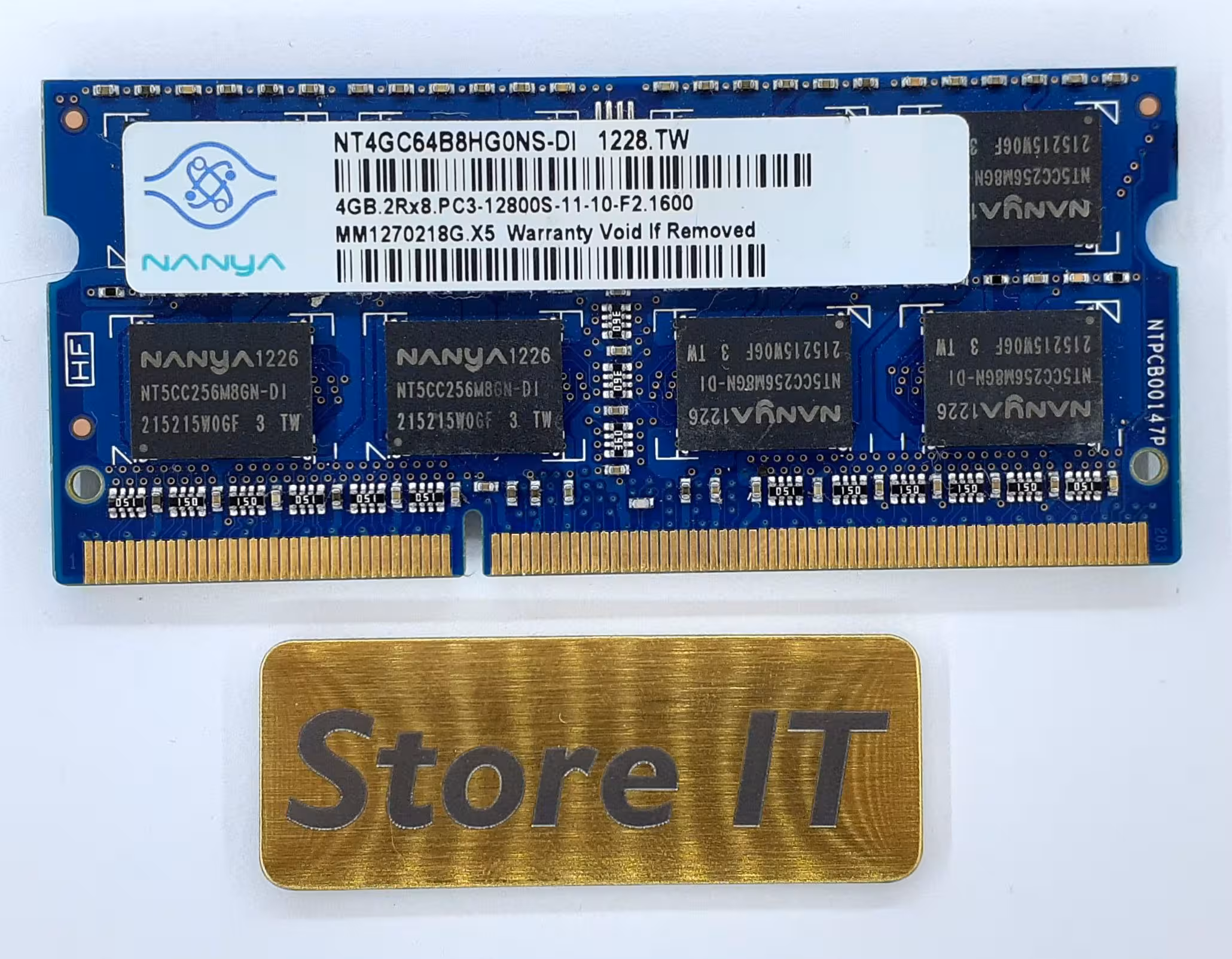 رم لپ تاپ 4 گیگ Nanya DDR3-12800/1600 شش ماه گارانتی استور آی تی - فروشگاه اینترنتی استور آی تی