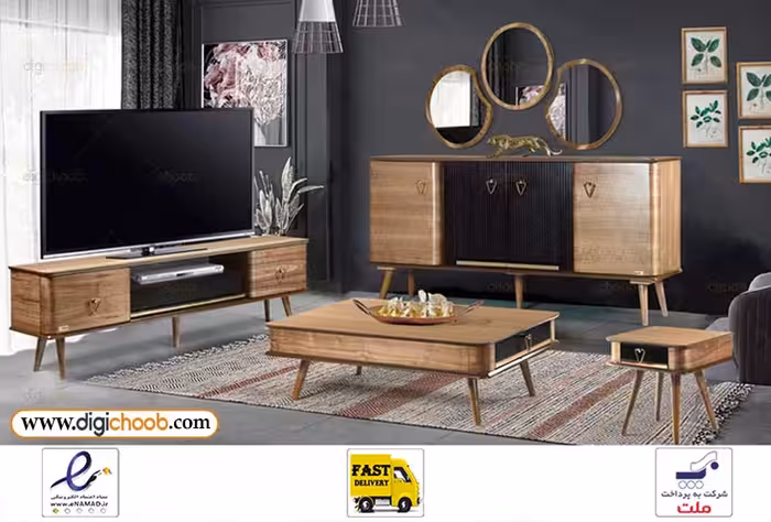 آینه کنسول ست پذیرایی ونیک