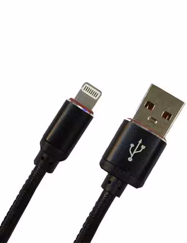 کابل شارژ USB iphone مدل pu smile طول 30 سانت