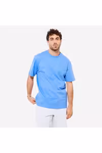 مردانه DOMYOS MEN&#039;S BLUE DORENT SPORTS T SHIRT 500 ESSENTIAL تناسب اندام Decathlon