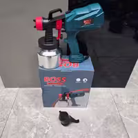 پیستوله برقی رنگ پاش مخزن فلزی مدل BS123JY289-5 باس BOOS