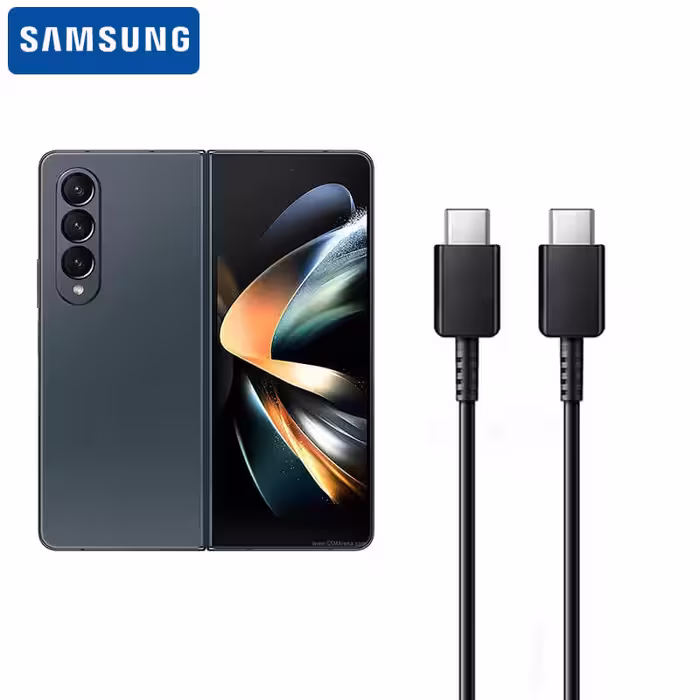 کابل شارژ سامسونگ Z Fold 4 5G فست شارژ تایپ سی به تایپ سی Samsung Type C Cable EP-DG977 3A