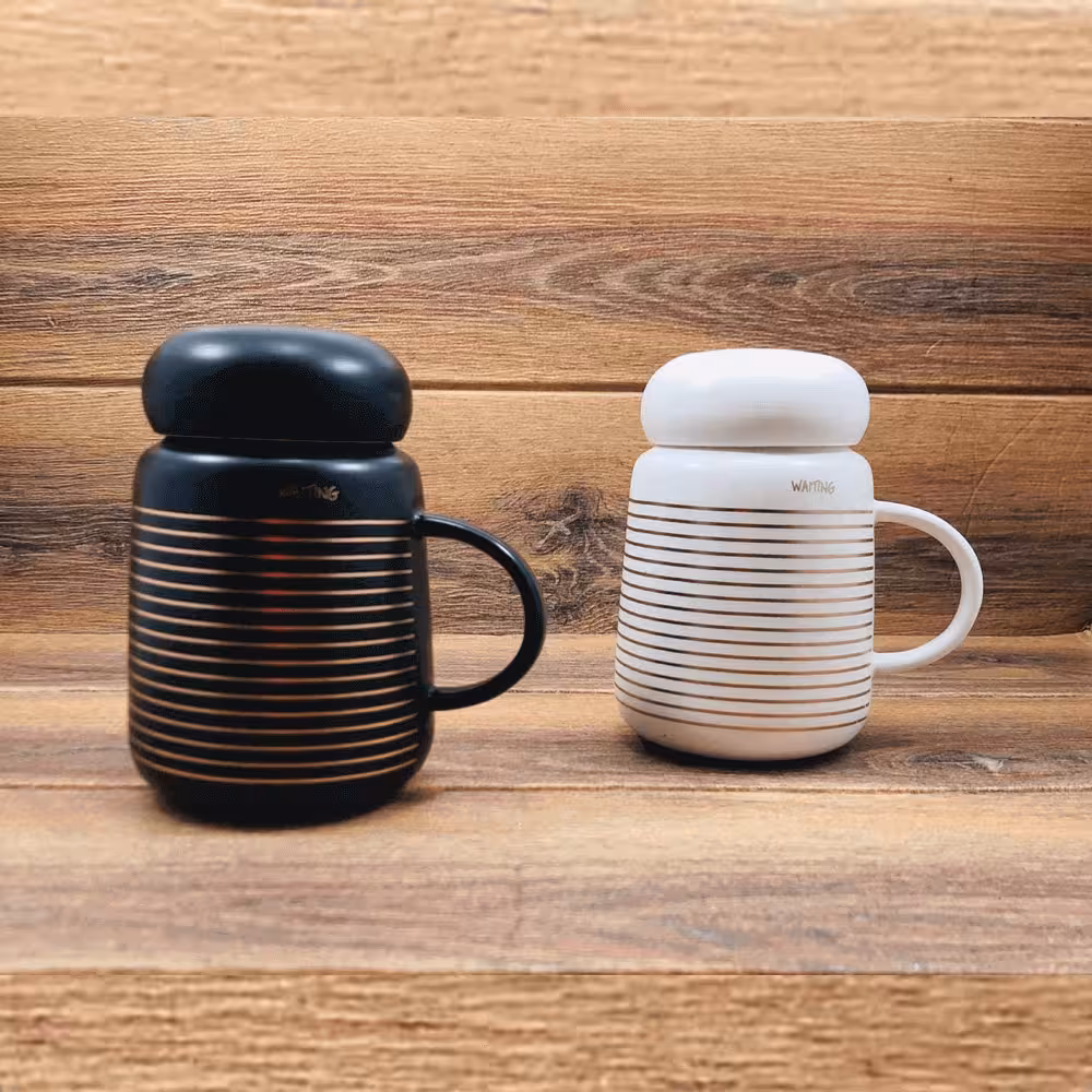 ماگ درب پیچی خط گرد