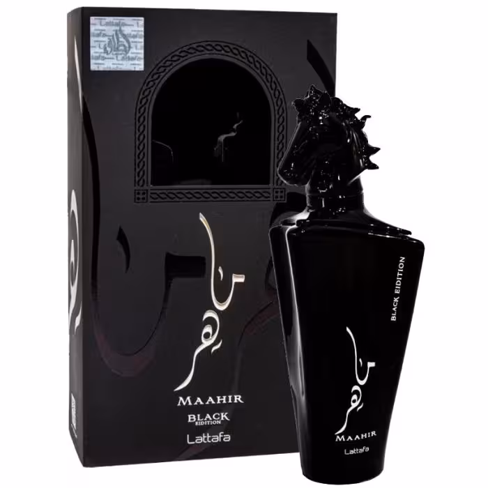 ادکلن عربی مردانه ماهر MAAHIR BLACK EDITION EAU DE PARFUM - فروشگاه قشم اینورا