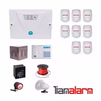 پکیج دزدگیر اماکن با سیم مدل کلاسیک سیم کارتی و تلفنی CGPY8