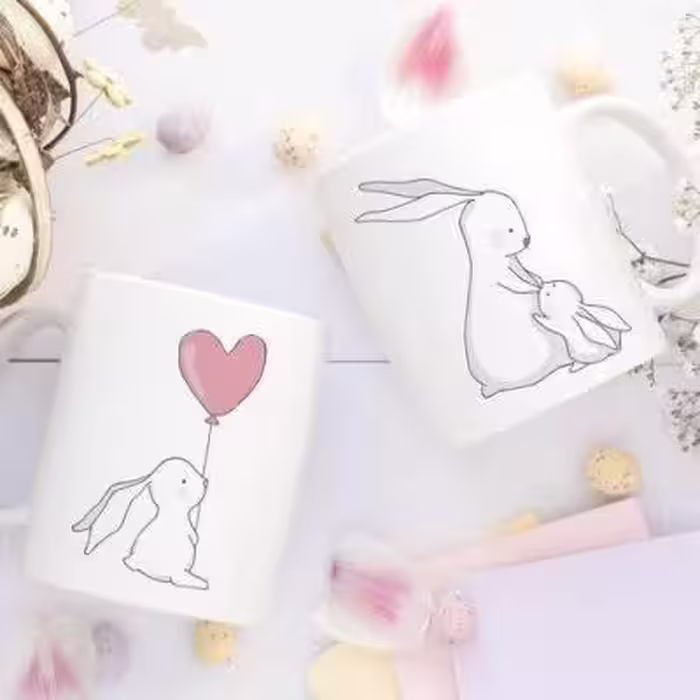 ماگ طرح خرگوش کیوت