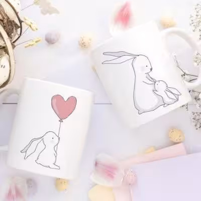 ماگ طرح خرگوش کیوت